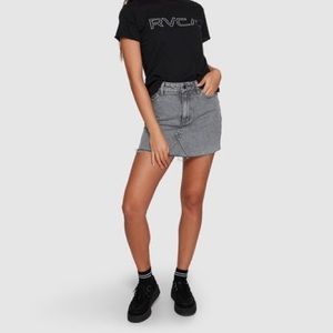 RVCA Sienna Skirt In Gray